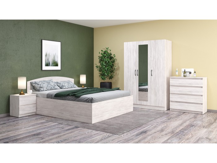 Спален комплект Конфигурация 106 (дъб бланко)